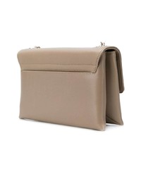 beige Leder Umhängetasche von Lanvin