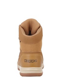 beige Lederarbeitsstiefel von Kappa