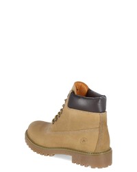 beige Lederarbeitsstiefel von Lumberjack
