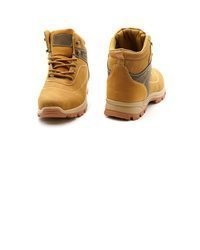 beige Lederarbeitsstiefel von Sonderpostendiscount