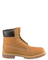 beige Lederarbeitsstiefel von Timberland