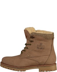 beige Lederfreizeitstiefel von Bugatti