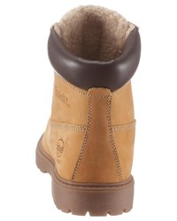 beige Lederfreizeitstiefel von Dockers by Gerli