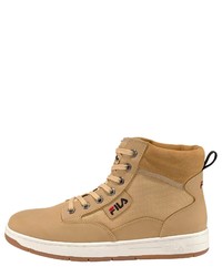 beige Lederfreizeitstiefel von Fila