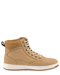 beige Lederfreizeitstiefel von Fila