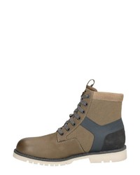 beige Lederfreizeitstiefel von G-Star RAW