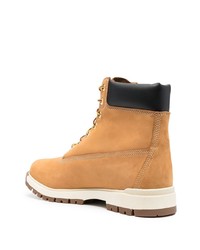 beige Lederfreizeitstiefel von Timberland