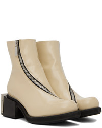 beige Lederfreizeitstiefel von Gmbh