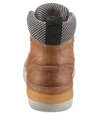 beige Lederfreizeitstiefel von Replay