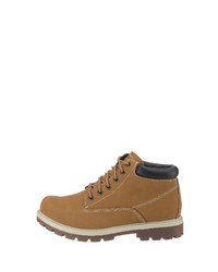 beige Lederfreizeitstiefel von Skechers