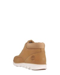 beige Lederfreizeitstiefel von Timberland