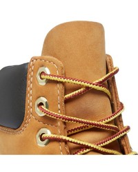 beige Lederfreizeitstiefel von Timberland