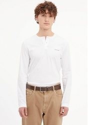 beige Ledergürtel von Calvin Klein