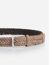 beige Ledergürtel von Monti