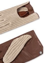 beige Lederhandschuhe von Roeckl