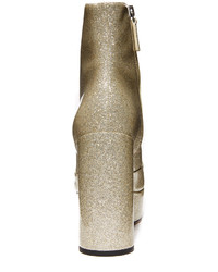 beige Lederstiefel von Marc Jacobs