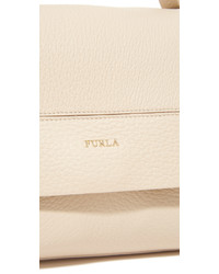 beige Ledertaschen von Furla