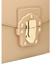 beige Ledertaschen von Dolce & Gabbana