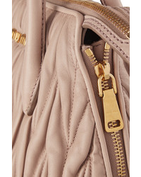 beige Ledertaschen von Miu Miu