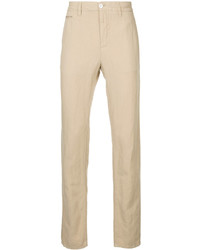 beige Leinen Hose von Cerruti