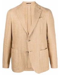 beige Leinen Sakko von Lardini