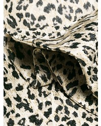 beige Mantel mit Leopardenmuster von Valentino