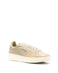 beige niedrige Sneakers von AUTRY