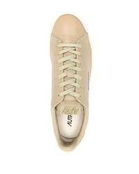 beige niedrige Sneakers von AUTRY