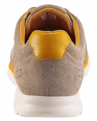 beige niedrige Sneakers von Geox