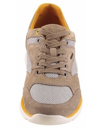 beige niedrige Sneakers von Geox