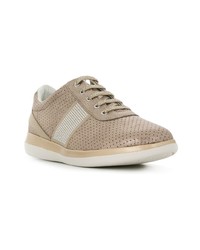 beige niedrige Sneakers von Geox