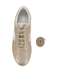 beige niedrige Sneakers von Geox