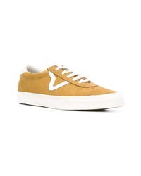 beige niedrige Sneakers von Vans