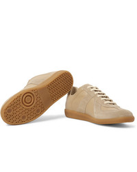 beige niedrige Sneakers von Maison Margiela