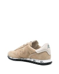 beige niedrige Sneakers von Premiata