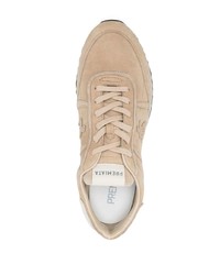 beige niedrige Sneakers von Premiata