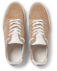 beige niedrige Sneakers von Ami