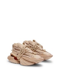 beige niedrige Sneakers von Balmain