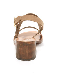beige Nubuk Sandalen von Ancient Greek Sandals