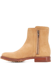 beige Nubuk Stiefeletten von Frye