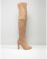 beige Overknee Stiefel von Carvela