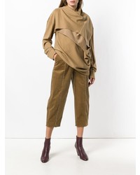 beige Oversize Pullover von Chalayan