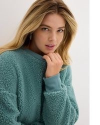 beige Oversize Pullover von bonprix