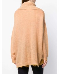 beige Oversize Pullover von Twin-Set