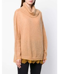 beige Oversize Pullover von Twin-Set