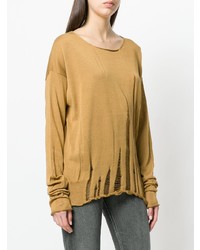 beige Oversize Pullover von Serien°Umerica