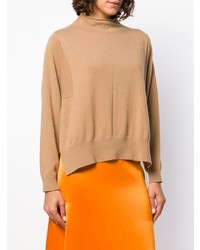 beige Oversize Pullover von Semicouture