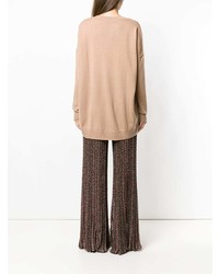 beige Oversize Pullover von Twin-Set