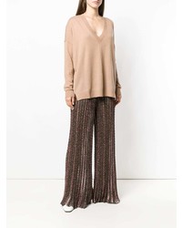 beige Oversize Pullover von Twin-Set