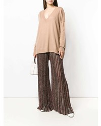 beige Oversize Pullover von Twin-Set